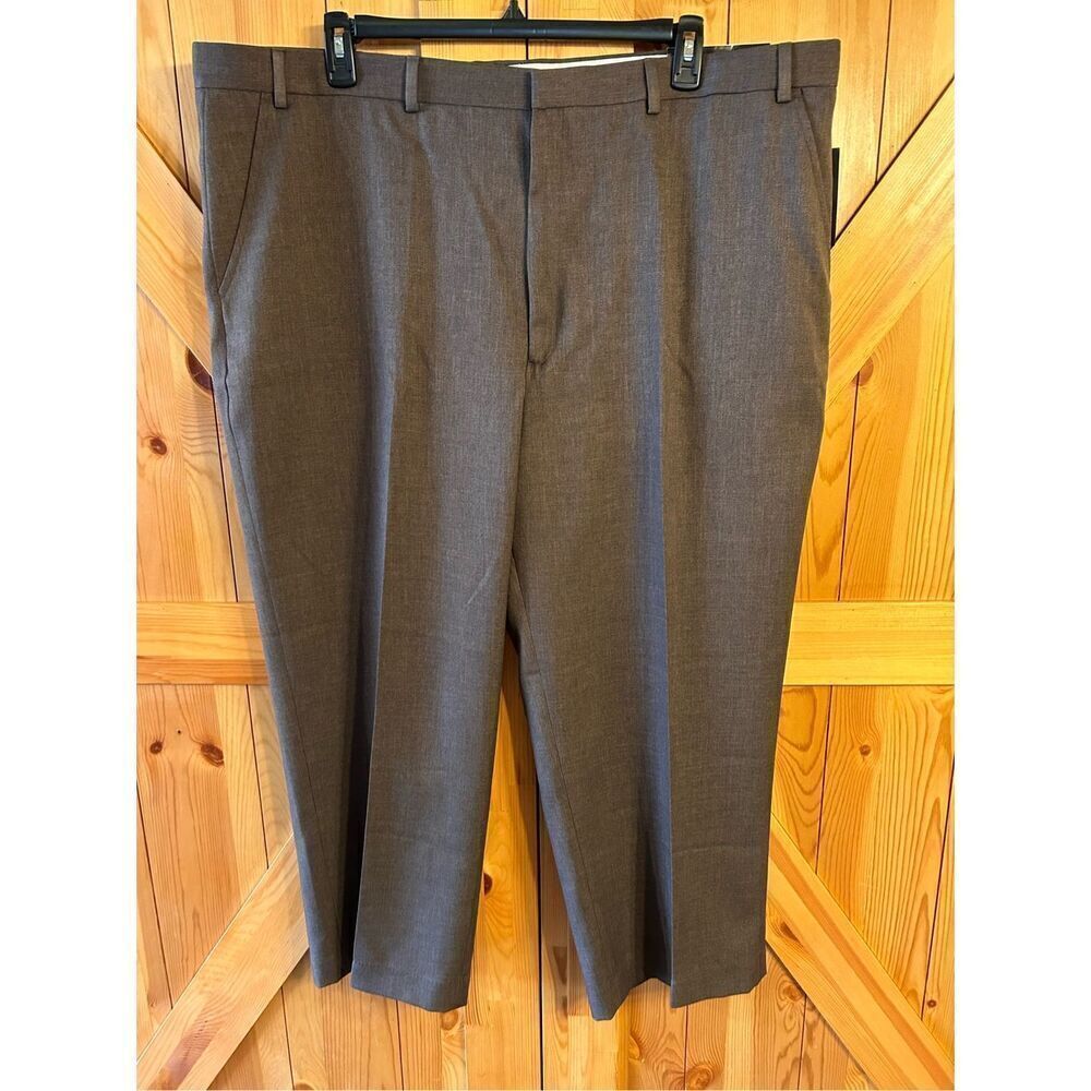 Botany 500 Men Size 46 Straight brown Heather ￼Dress Pants Nwt (4439)